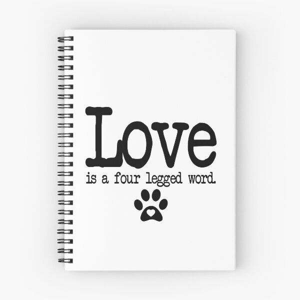 Item preview, Love is a four legged word Typography Deisgn designed and sold by mindischaos.