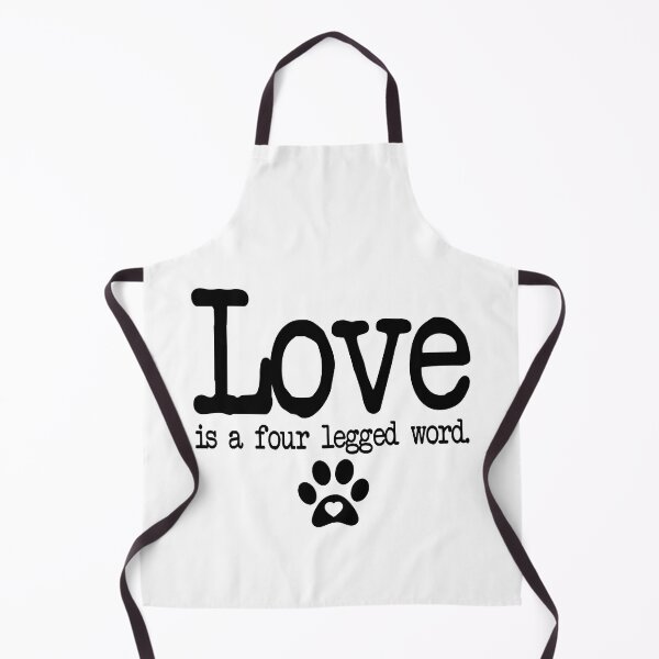 Item preview, Love is a four legged word Typography Deisgn designed and sold by mindischaos.