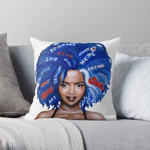 Lauryn Hill – Greatest of All Time Collection – Timeless MC's Throw Pillow