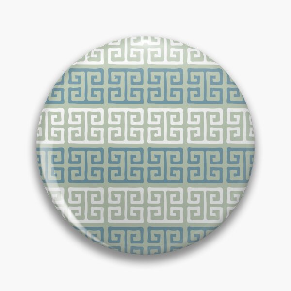 Item preview, Greek Meander Pattern on Mint designed and sold by AnaZugelj.
