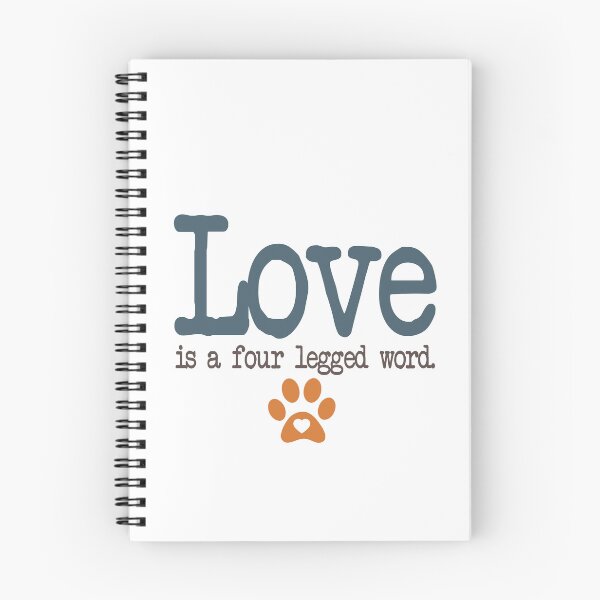 Item preview, Love is a four legged word Typography Deisgn designed and sold by mindischaos.