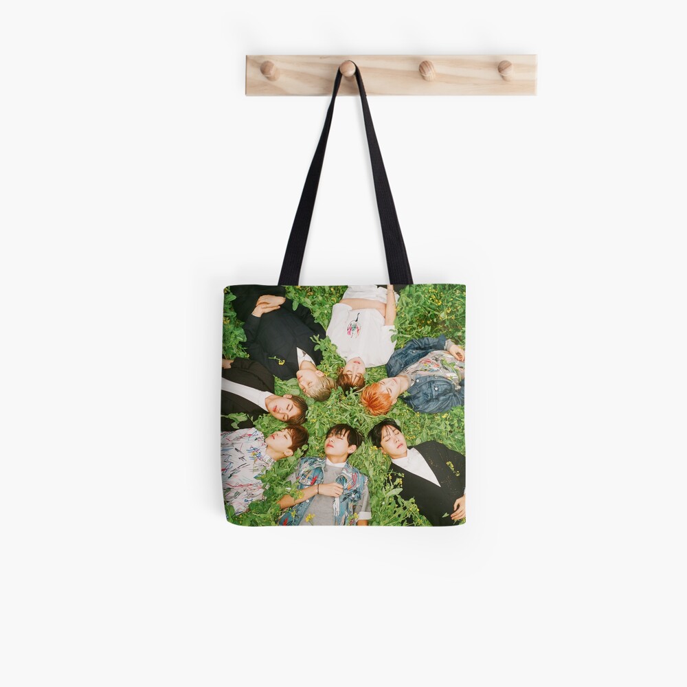 BTS J-Hope Custom Hand Painted Tote Bag BTS Korean Birthflower Personalized Lyric Hope World Tote Jung Hoseok/J-Hope/Jhope