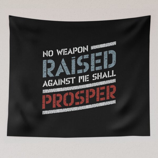 Item preview, No Weapon Raised Against Me Shall Prosper hoodie | bible verse wallpaper iphone designed and sold by mvernondesigns.