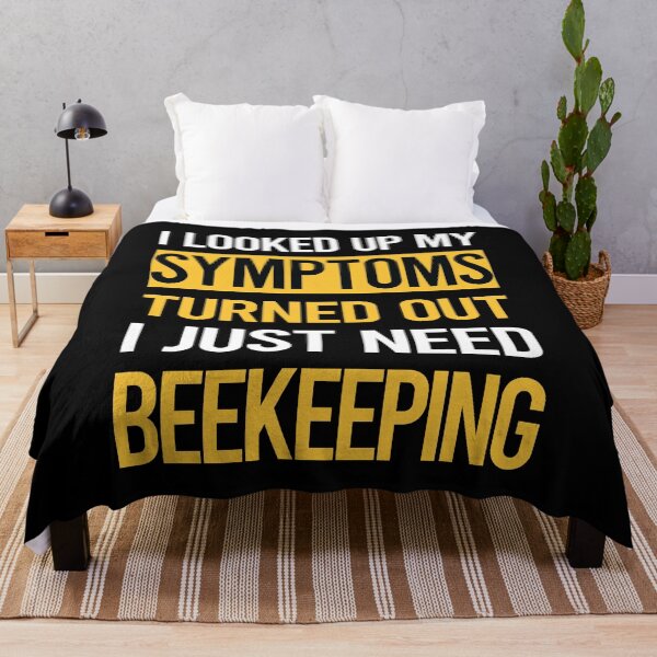 Aperçu de l'œuvre Funny My Symptoms Beekeeping Beekeeper Apiculture créée et vendue par kerry8d7dlaurie.