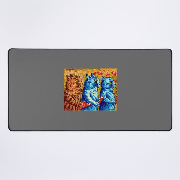 Artikelvorschau, Louis Wain Three Cats Singing Cat Painting Victorian Classic entworfen und verkauft von CarlofGrassi.