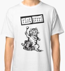 Riot Girl t shirt grrrl power Classic T-Shirt
