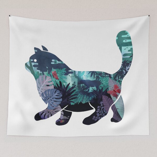 Item preview, Wild (Jungle in Cat) designed and sold by littleclyde.