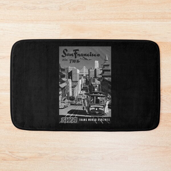 Item preview, San Francisco Noire Vintage Travel Poster Pullover Hoodie designed and sold by saurelmosert.
