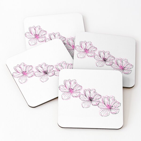 Item preview, Black Pink Flower designed and sold by CreeDesigns723.