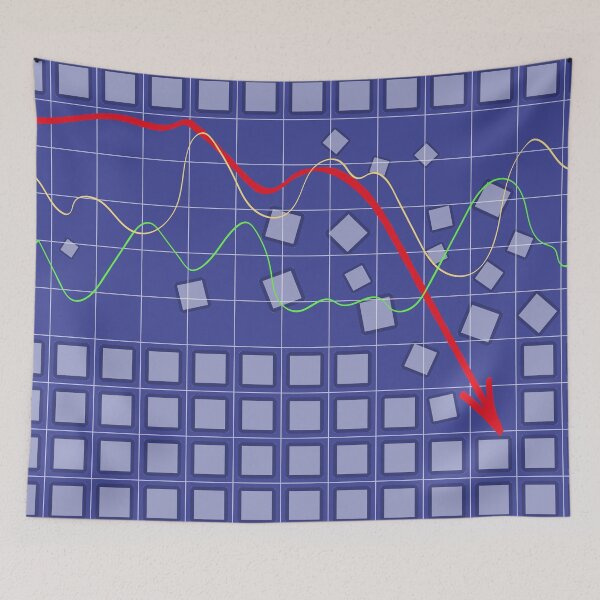 Item preview, Graph with colored lines designed and sold by ReflectedCrafts.