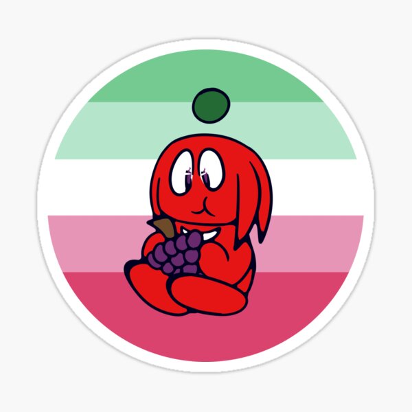 abrosexual knuckles chao Sticker for Sale by RezFrosting