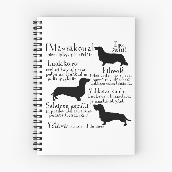 Item preview, Mäyräkoiranrotumääritelmä designed and sold by waldogs.