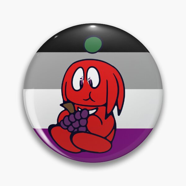 Item preview, acesexual, knuckles chao designed and sold by RezFrosting.