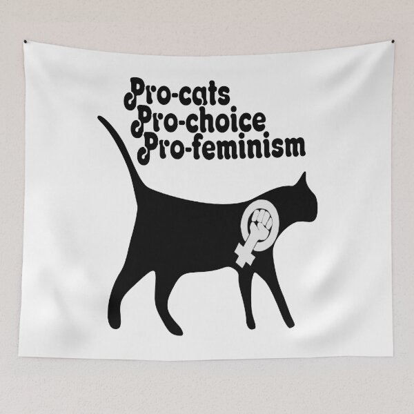 Item preview, Pro Cats Pro Choice Pro Feminism designed and sold by besogosyty376.