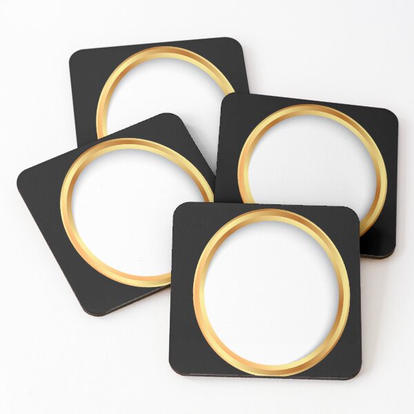 Item preview, Round white and gold frame designed and sold by MagRettelle.
