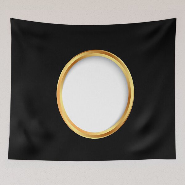 Item preview, Round white and gold frame designed and sold by MagRettelle.