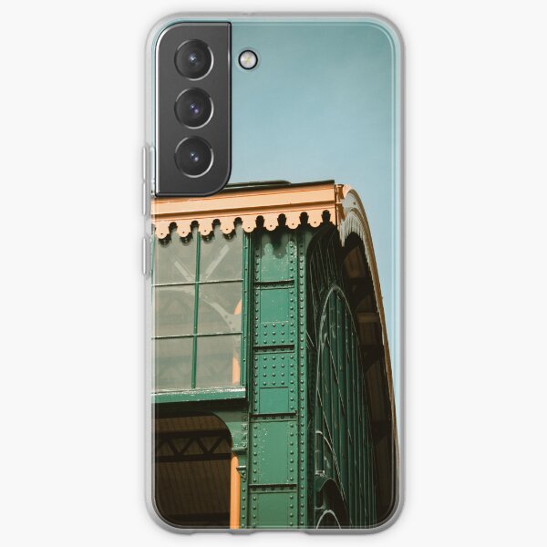 Old 19th century train station entrance Samsung Galaxy Soft Case