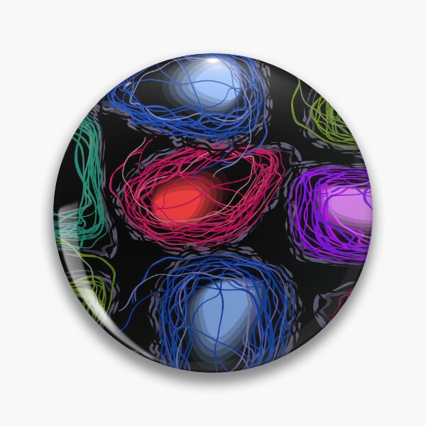 Artikelvorschau, Balls of tangled threads with a glowing core entworfen und verkauft von ReflectedCrafts.