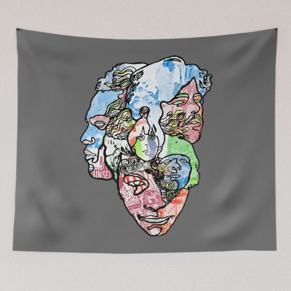 Item preview, Love Forever Changes Psychedelic Collage Light Classic designed and sold by CarlofGrassi.