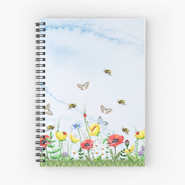 Item preview, Bees & Butterflies with Meadow Flowers designed and sold by Joey27.