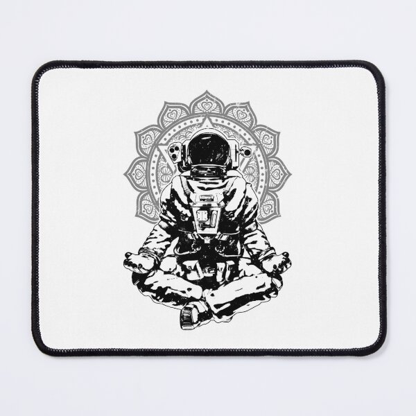 Item preview, Yoga Astronaut Mandala Zen Meditation Lotus Pose designed and sold by GrandeDuc.