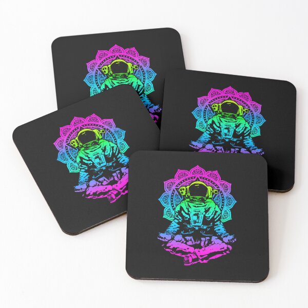 Item preview, Yoga Astronaut Mandala Zen Meditation Lotus Pose designed and sold by GrandeDuc.