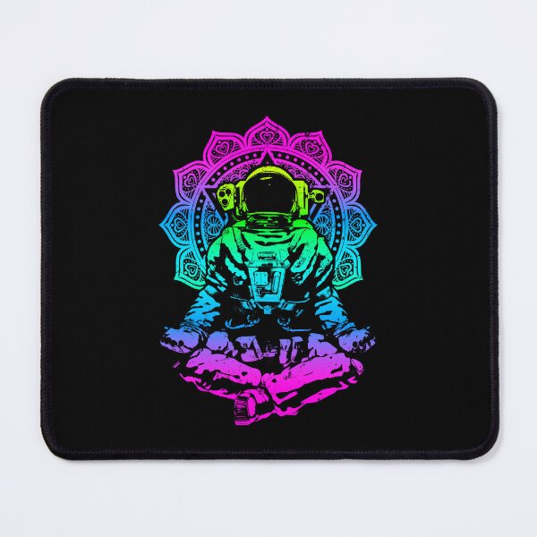 Item preview, Yoga Astronaut Mandala Zen Meditation Lotus Pose designed and sold by GrandeDuc.