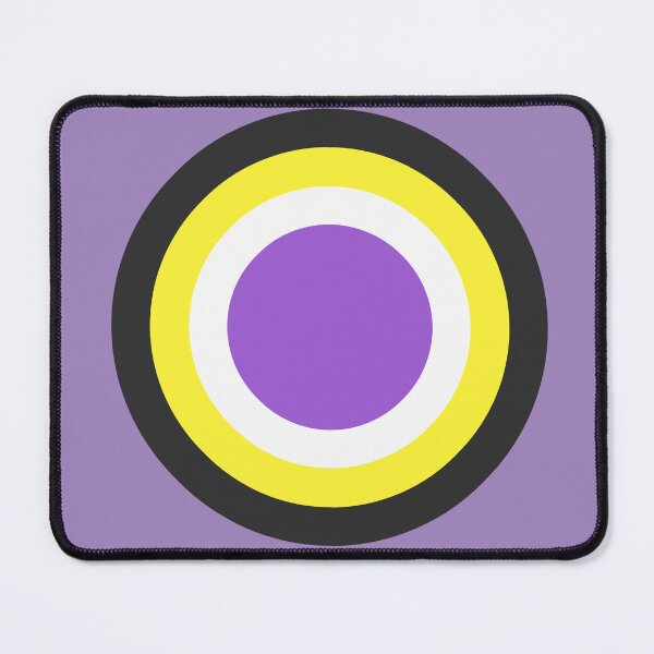 Item preview, Non Binary Pride Flag Circle designed and sold by kiippers.