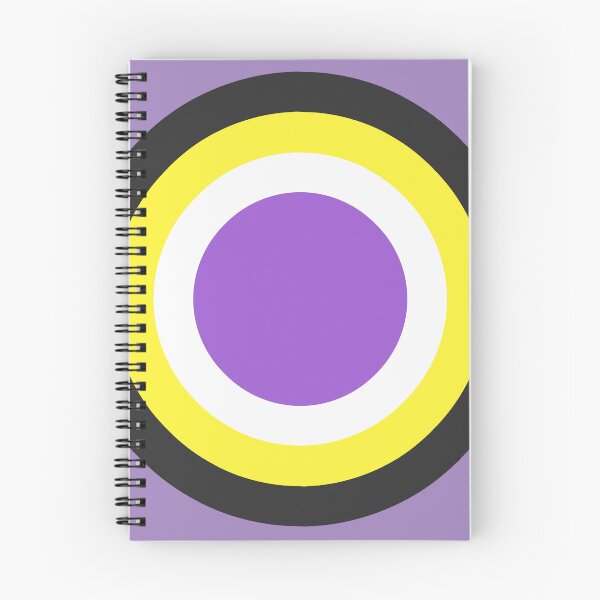 Item preview, Non Binary Pride Flag Circle designed and sold by kiippers.