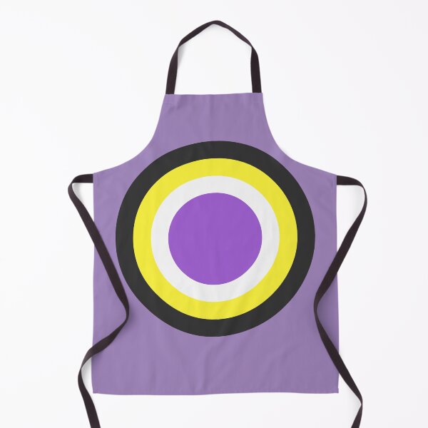 Aperçu de l'œuvre Non Binary Pride Flag Circle créée et vendue par kiippers.