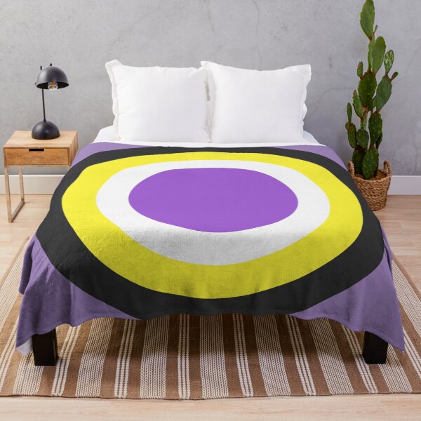 Item preview, Non Binary Pride Flag Circle designed and sold by kiippers.