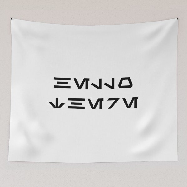 Item preview, Hello There Aurebesh Black designed and sold by BorisKlaiman.