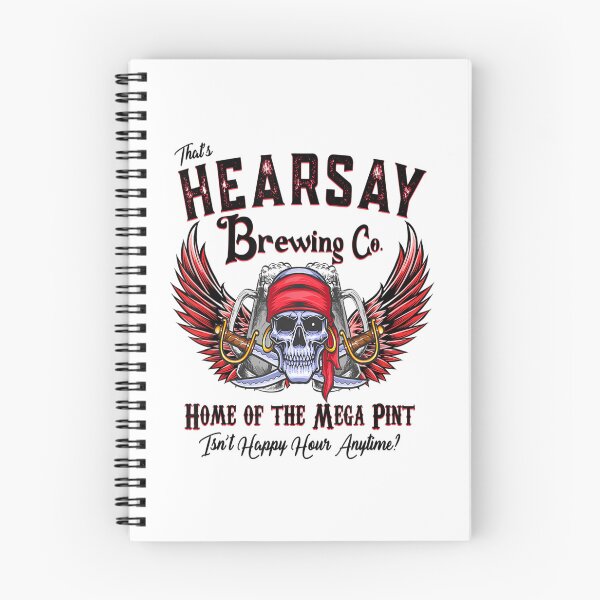 Item preview, Hearsay Brewing Home Of The Mega Pint Funny Skull designed and sold by besogosyty376.