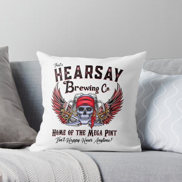 Item preview, Hearsay Brewing Home Of The Mega Pint Funny Skull designed and sold by besogosyty376.
