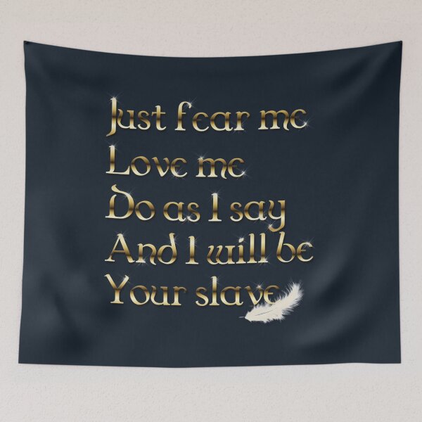Item preview, Just Fear Me black BG designed and sold by BorisKlaiman.