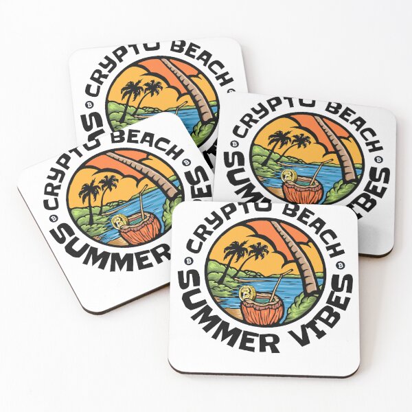 Item preview, Summer Crypto Beach Bitcoin Vibes designed and sold by DabGraphic.
