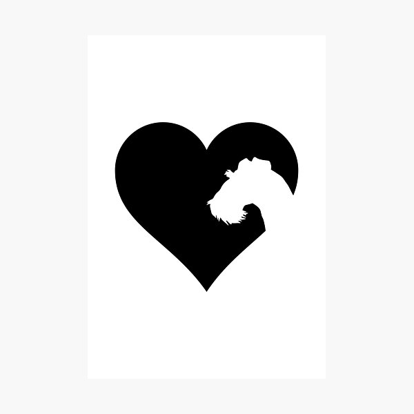 Item preview, The Heart of the Wire Fox Terrier Lover designed and sold by More Cute Dogs.