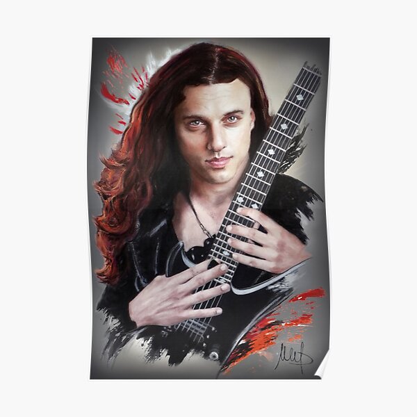 Chuck Schuldiner Poster By Melannied Redbubble