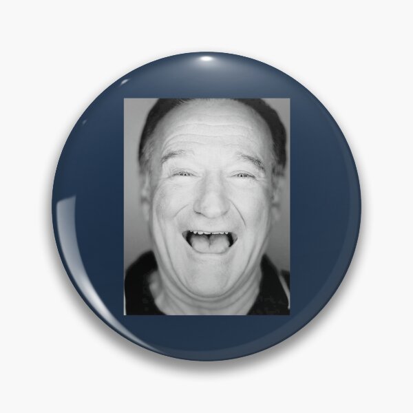 Artikelvorschau, robin williams black and laugh entworfen und verkauft von BorisKlaiman.