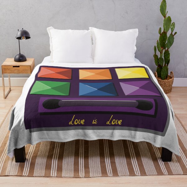 Item preview, Rainbow flag eye shadow palette . Love is love designed and sold by Drevych-shop.