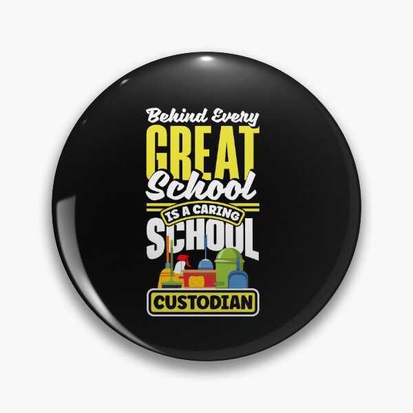 Item preview, School Custodian Janitor Behind Every Great School designed and sold by ShopTheStyle.