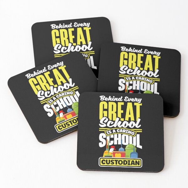 Item preview, School Custodian Janitor Behind Every Great School designed and sold by ShopTheStyle.