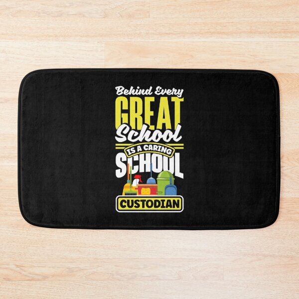 Item preview, School Custodian Janitor Behind Every Great School designed and sold by ShopTheStyle.