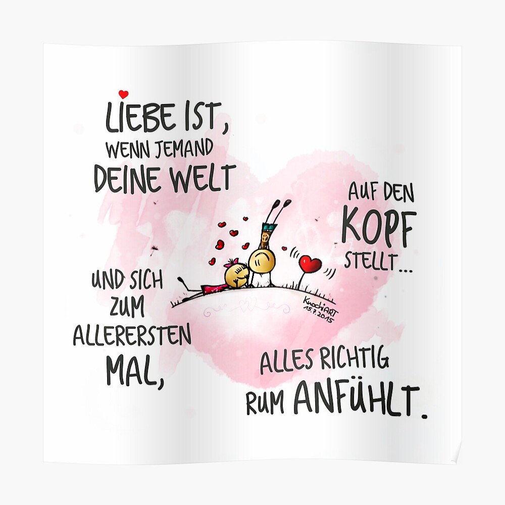 Liebe Ist Sticker Von Knochiart Redbubble