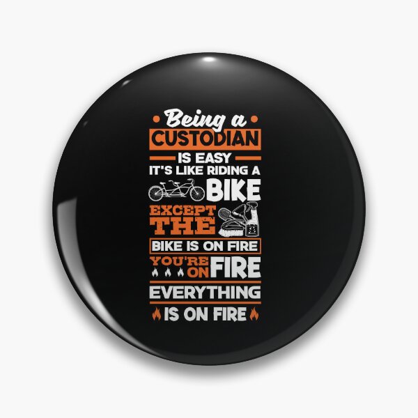 Item preview, School Custodian Janitor Being A Custodian Is Easy Funny designed and sold by ShopTheStyle.