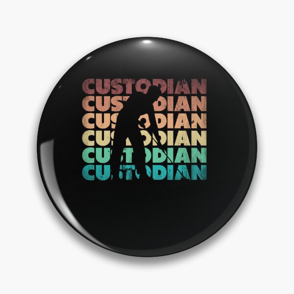Item preview, School Custodian Janitor Silhouette designed and sold by ShopTheStyle.