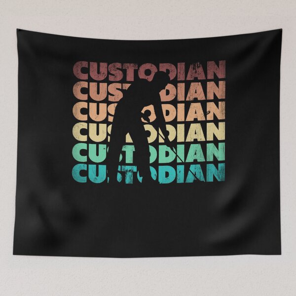 Item preview, School Custodian Janitor Silhouette designed and sold by ShopTheStyle.