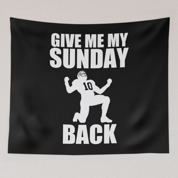 Aperçu de l'œuvre American Football Give my my sunday back Gift  créée et vendue par AndrewLeschnik.
