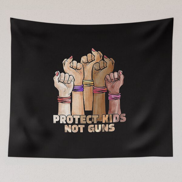 Aperçu de l'œuvre Protect Kids Not Gun Protect Children Anti Gun créée et vendue par TimoCalhoun.