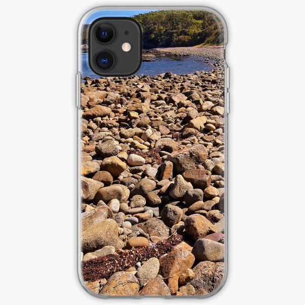 0102 Stony beach - Mimosa Rocks iPhone Soft Case